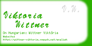 viktoria wittner business card
